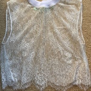 Off-White Lace Top Size S